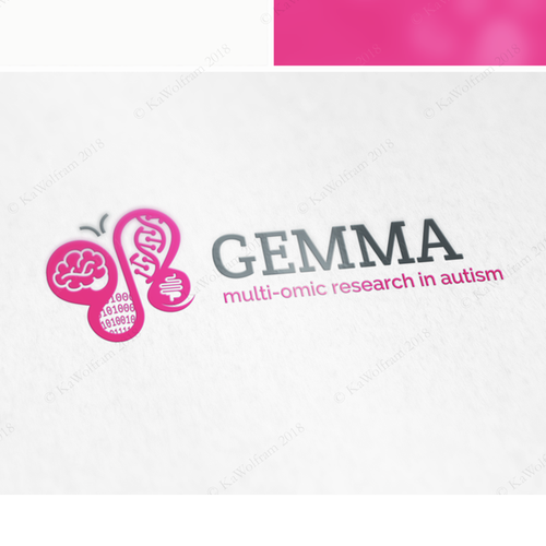 Research design with the title 'logo design for research project'