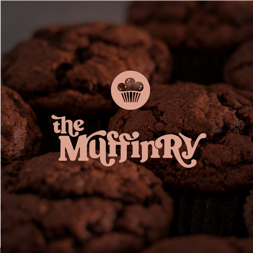 Cupcake logo with the title 'The Muffinry'
