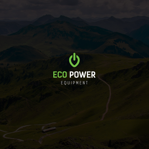 Eco-friendly logo with the title 'Eco Power Equipment - Logo'