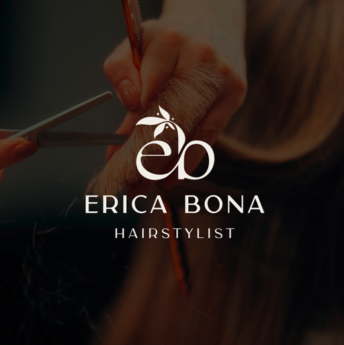Earthy design with the title 'Hairstylist logo'