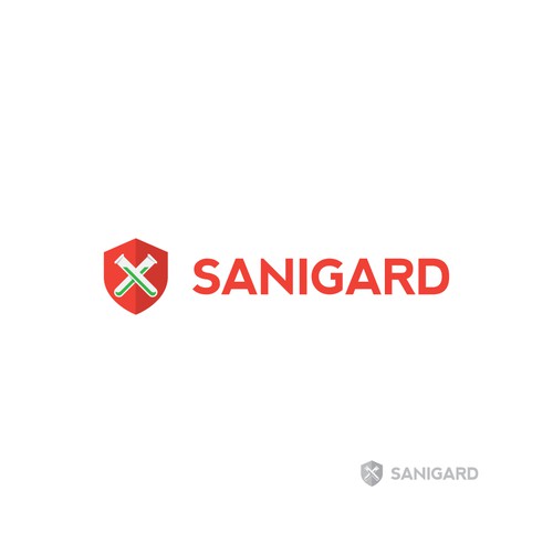 Chemical logo with the title 'Design a Logo and a brand for an Intelligent Toxic Liquides Safety Cabinet'