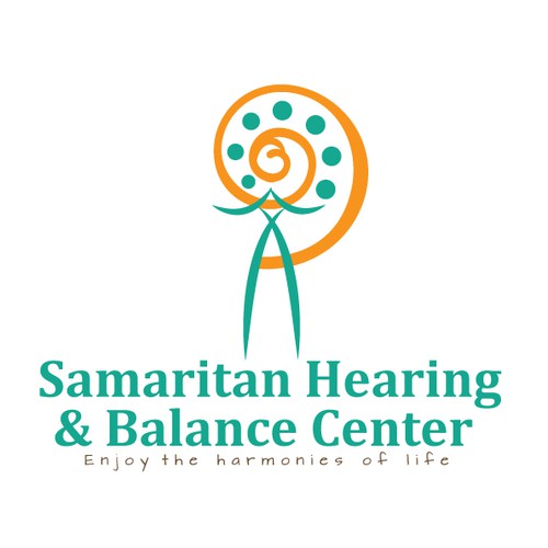 Hearing logo with the title 'Help Samaritan Hearing & Balance Center with a new logo'