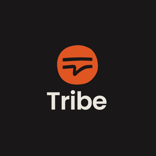 Tribal design with the title 'Premium branding for a new app that re-invents group chat'