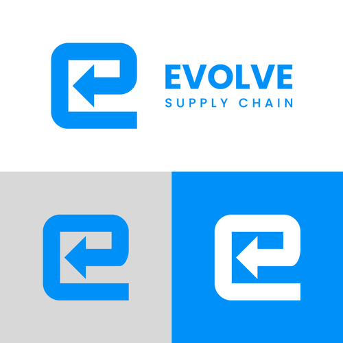 Chain design with the title 'EVOLVE Logo'