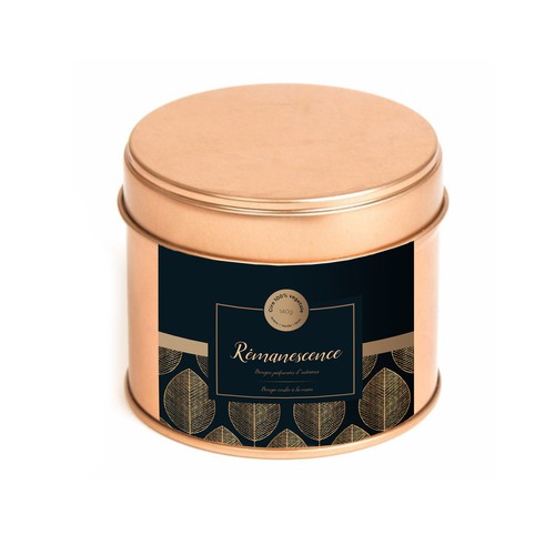 Candle label with the title 'Candle Label'