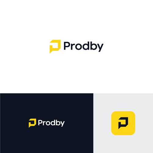 Platform logo with the title 'Trusting, witty logo for Prodby'