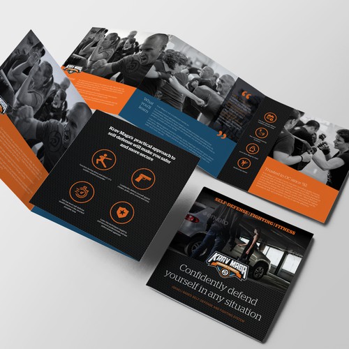 Metal design with the title 'An story of empowerment, self-reliance in 6 pages'