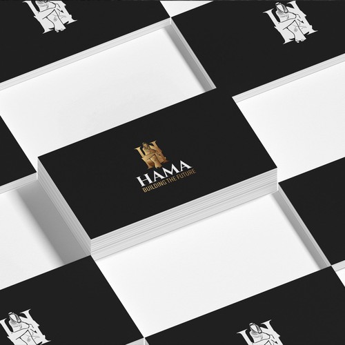 Arabic brand with the title 'hama logo'