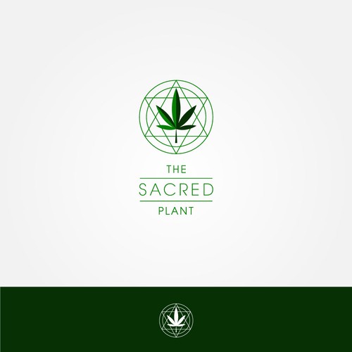 Sacred logo with the title 'Plant logo'