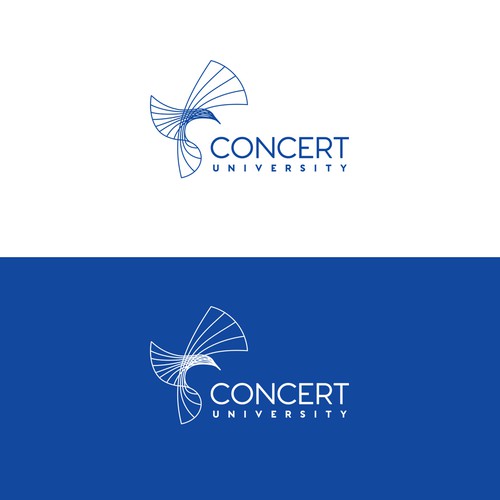 Bluebird logo with the title 'Concert University'