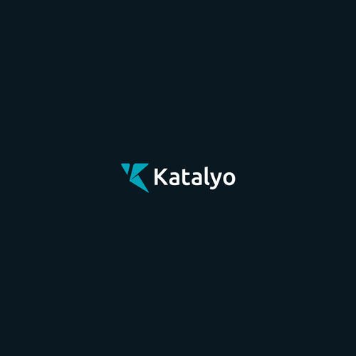 Symbol logo with the title 'Bold logo concept for Katalyo'