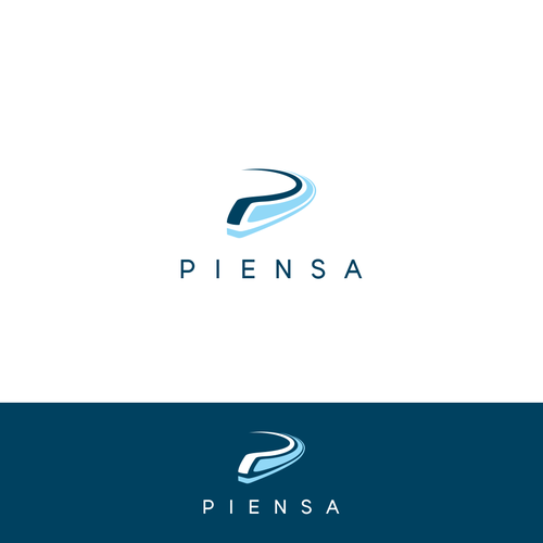 Pen tool logo with the title 'Piensa'