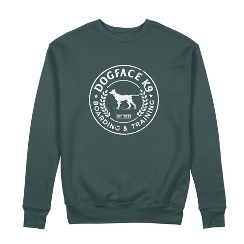 Uniform design with the title 'Merch/Uniform design contest for kennel'