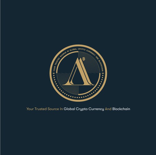 Trust design with the title '"AA" Crypto Logo Design.'