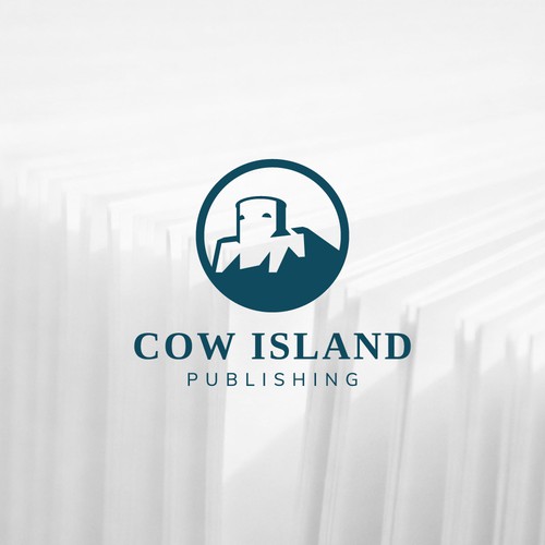 Cuban logo with the title 'Cow Island Publishing'