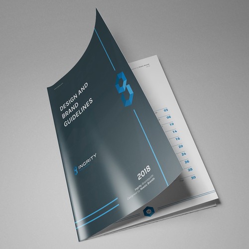 Construction design with the title 'IT Consulting Brand guide'