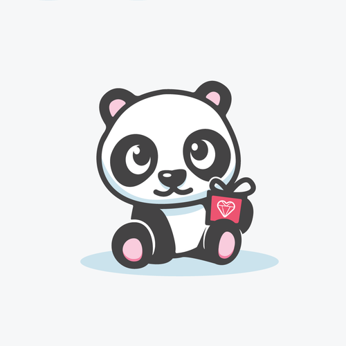 cute panda logo