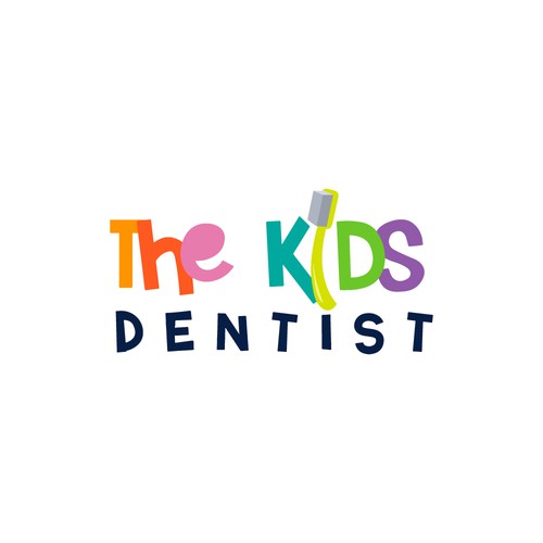 Dentist logo with the title 'fun dentist logo'