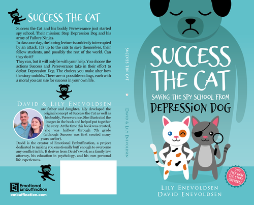 Illustration book cover with the title 'Book cover design'