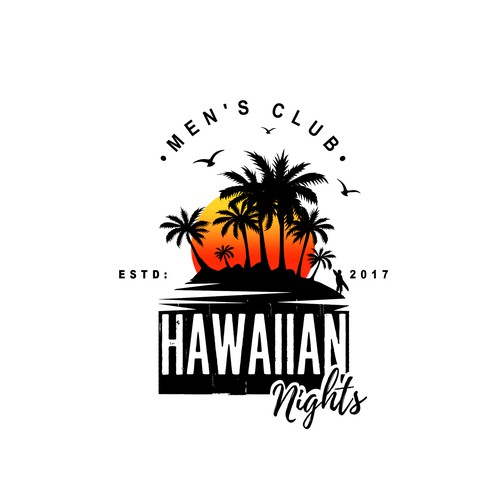 Hawaii logo with the title ' "Hawaiian Nights"'