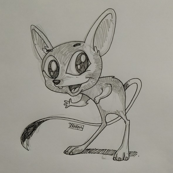 Rat logo with the title 'JeJe Animal Dessert'