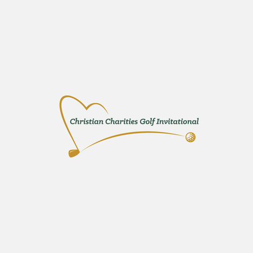 Golf ball design with the title 'Charity Golf Tournament Logo NEEDED'