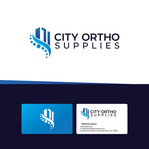 Orthopedic design with the title 'City Ortho Supplies'