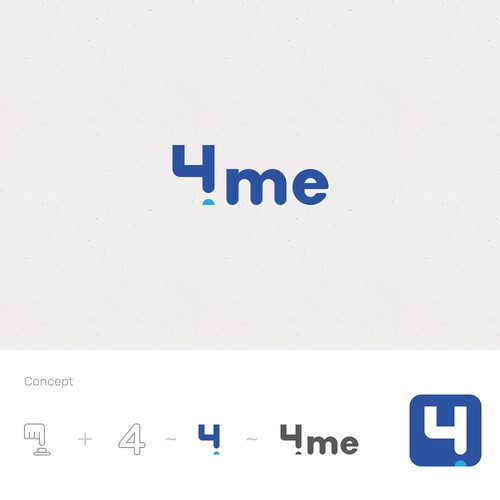 Support logo with the title 'Logo design concept for universal Help button'