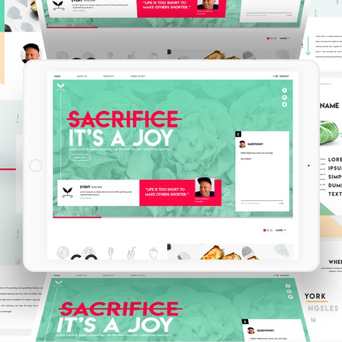 Food website with the title 'Margeaux & Linda's Vegan Kitchen'