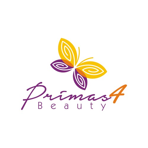 Elegant design with the title 'Feminine Logo Concept for Primas4Beauty'