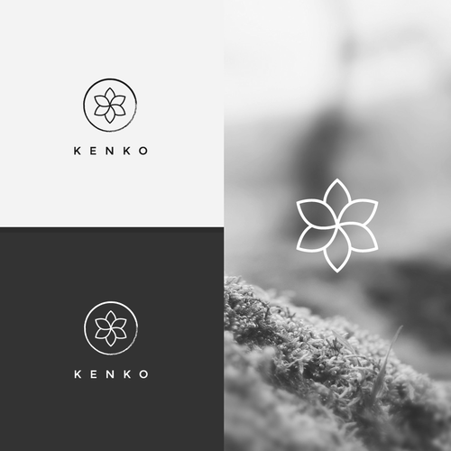 Lotus design with the title 'Logo for acupressure products company'