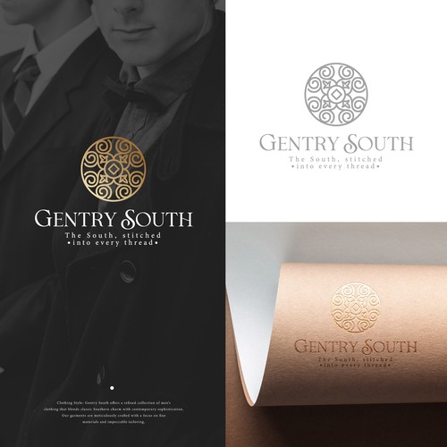 Men's fashion logo with the title 'Logo for Men fashion brand'