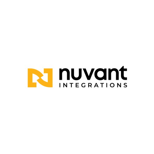 Monogram design with the title 'Logo Design for Nuvant Integrations'