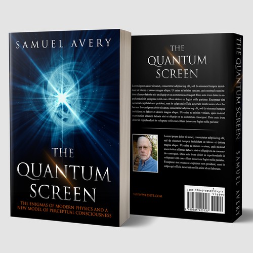 Screen design with the title 'The quantum screen'