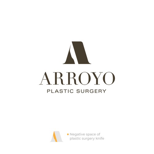 Serif design with the title 'Logo for Arroyo'