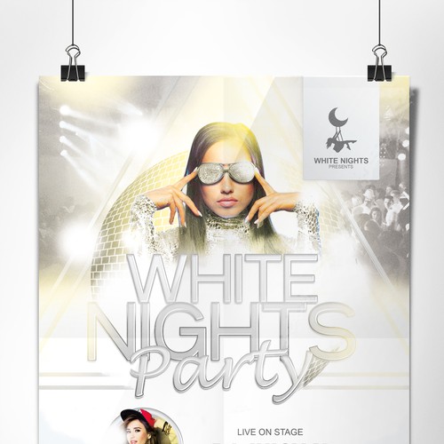 Nightclub design with the title 'Night club flyer concept'