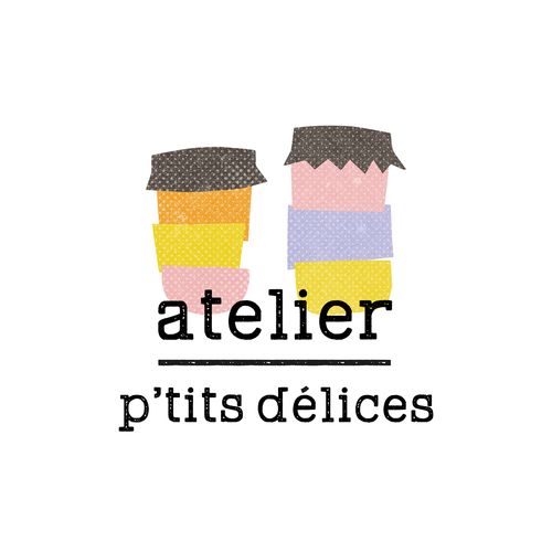 Gluten-free logo with the title 'Concept for Atelier P'tits Délices'