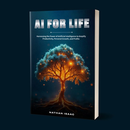 Science book cover with the title 'AI FOR LIFE'