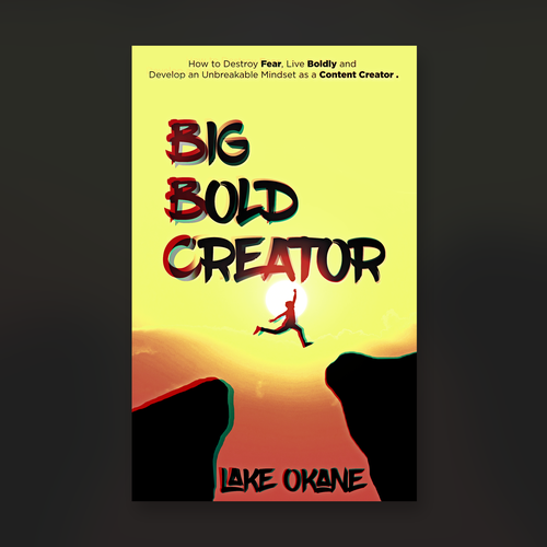 Big design with the title 'BIG BOLD CREATOR Book cover'