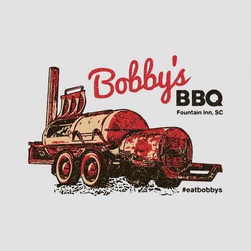 Bar t-shirt with the title 'Design Contest Tshirt  for Bobby's BBQ'