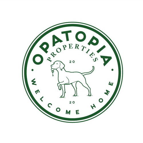 Real estate brand with the title 'Simple & friendly logo'