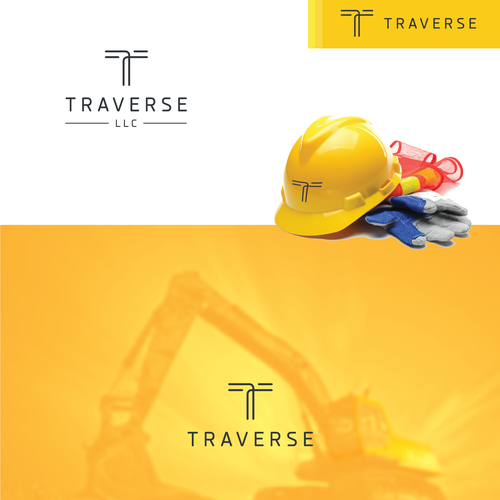 Outline logo with the title 'Traverse'