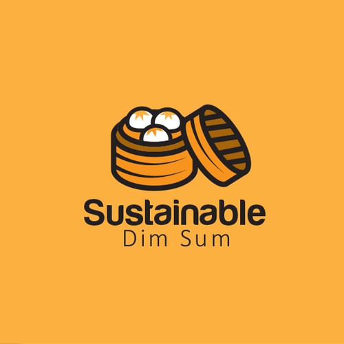 Asian logo with the title 'dimsum logo'