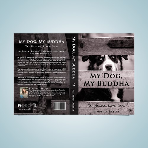 Dog book cover with the title 'My Dog, My Buddha'