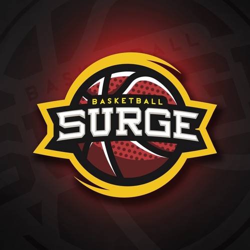 Ball logo with the title 'Powerful sports logo'