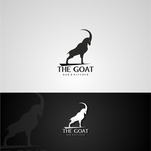 Bar and restaurant logo with the title 'bar & kitchen'