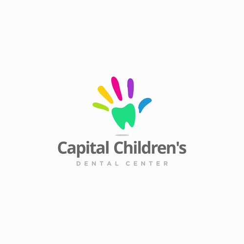 Full color logo with the title 'Logo Design for Capital Children's 2'
