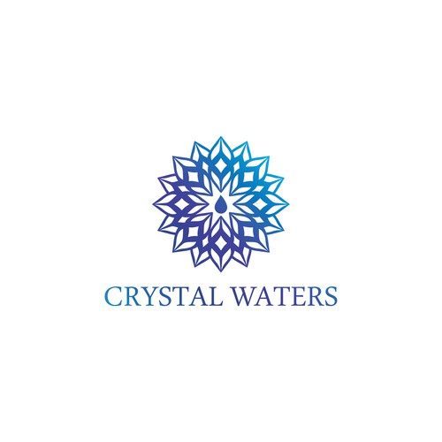 Motivational logo with the title 'Crystal Waters'