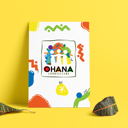 Exotic logo with the title 'OHANA conselling'