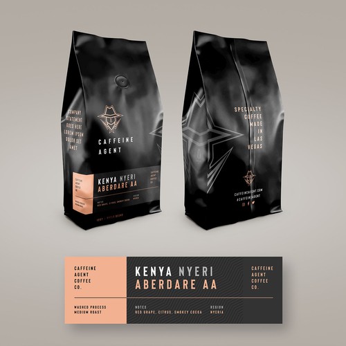Classic packaging with the title 'Coffee Packaging'